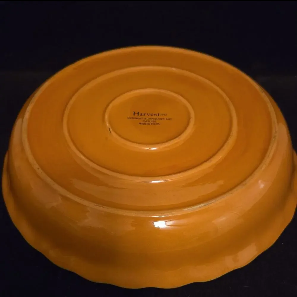 Harvest ceramic pumpkin